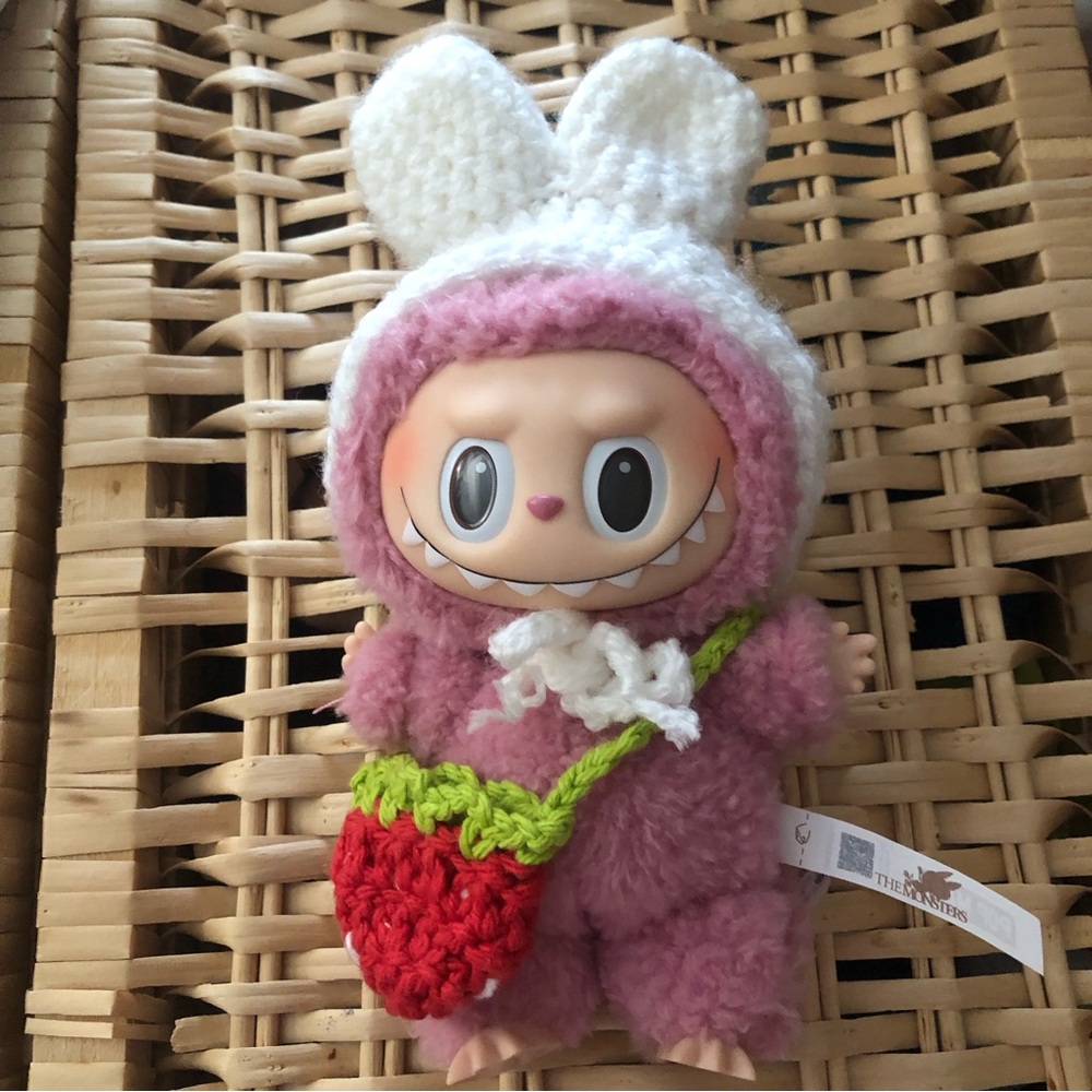 Labubu handmade crochet outfit
